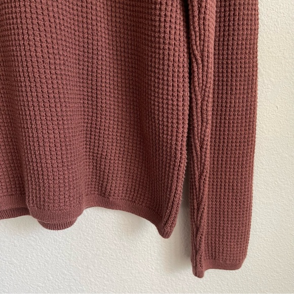 Outerknown Zephyr Waffle Pattern Pullover Sweater - Picture 4 of 6